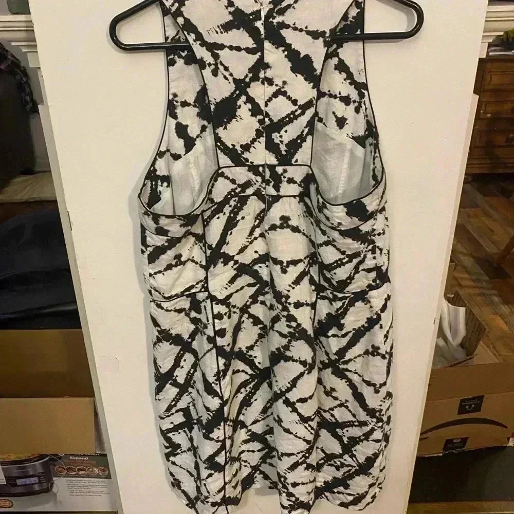 Cynthia Rowley Tie Dye RacerBack Linen Dress - Picture 8 of 8